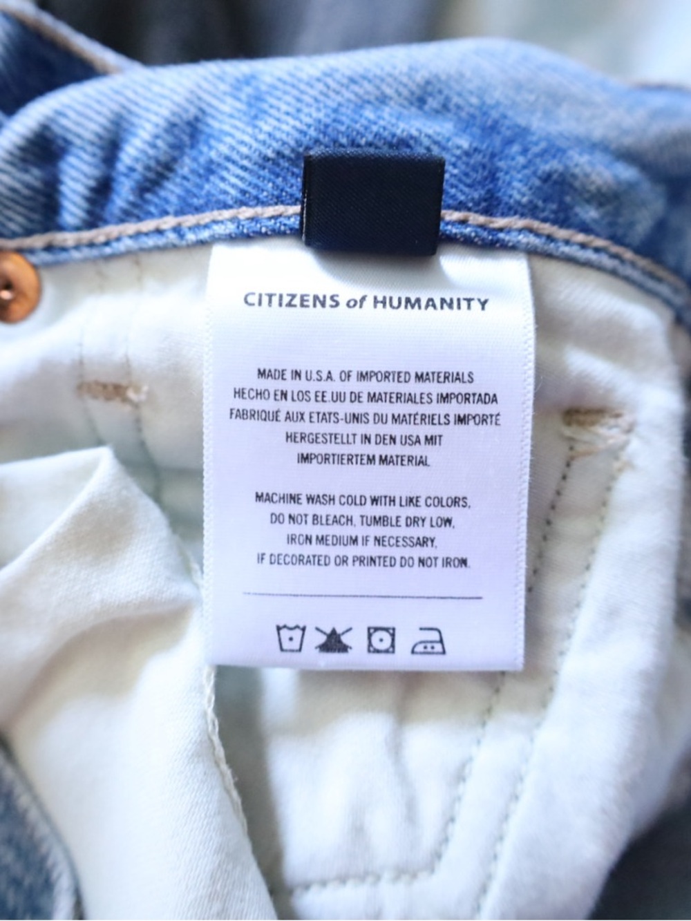 Aritzia Citizens of Humanity Neve Jean in Bowie Women’s Size 24 - Picture 12 of 13